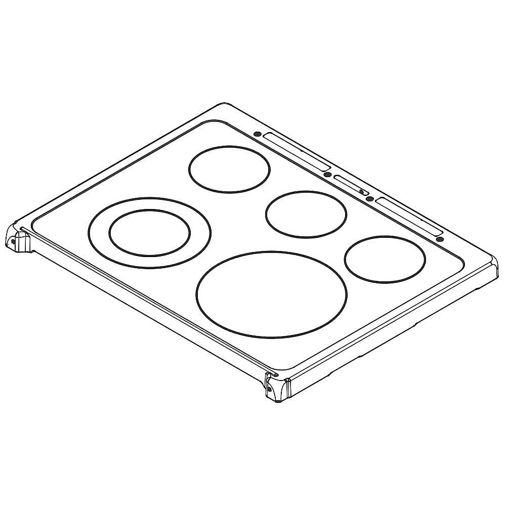 Electrolux Range Main Top (Black) - 5304514197