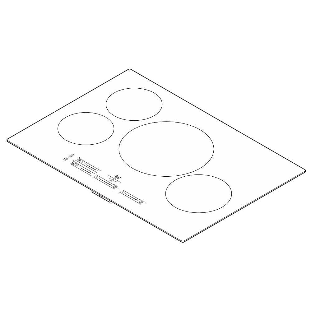 Electrolux Cooktop Main Top (Black) - 5304514386