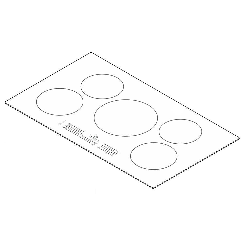 Electrolux Cooktop Main Top (Black) - 5304514394