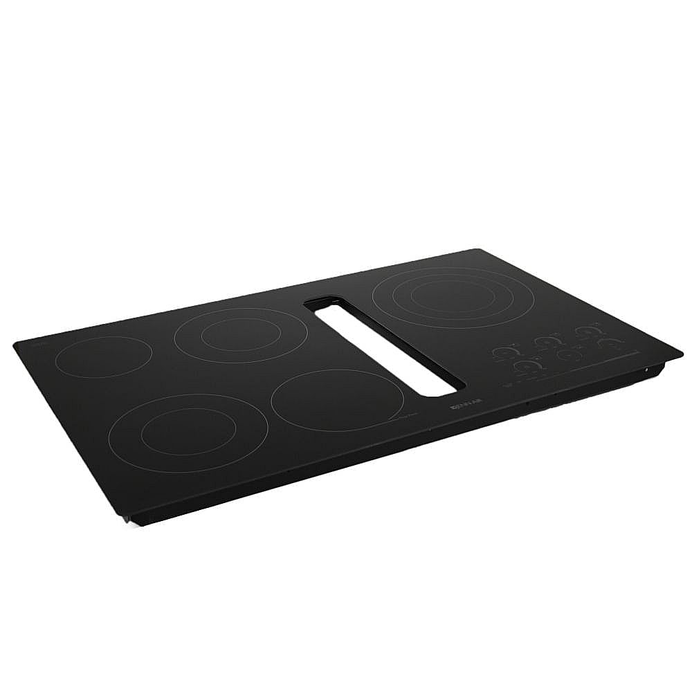 Whirlpool Part# W10162423 Main Glass Cooktop (OEM) Black