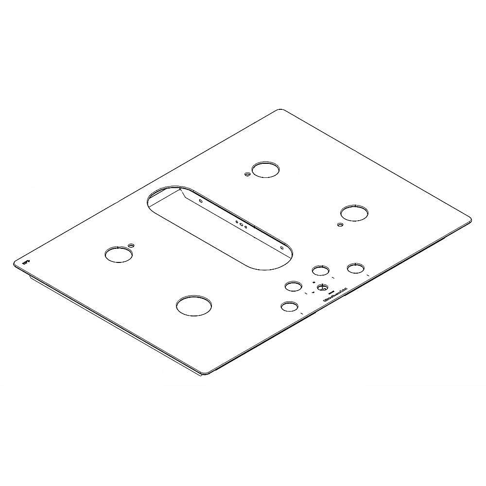 Whirlpool Part# W10296933 Cooktop Frame (OEM)