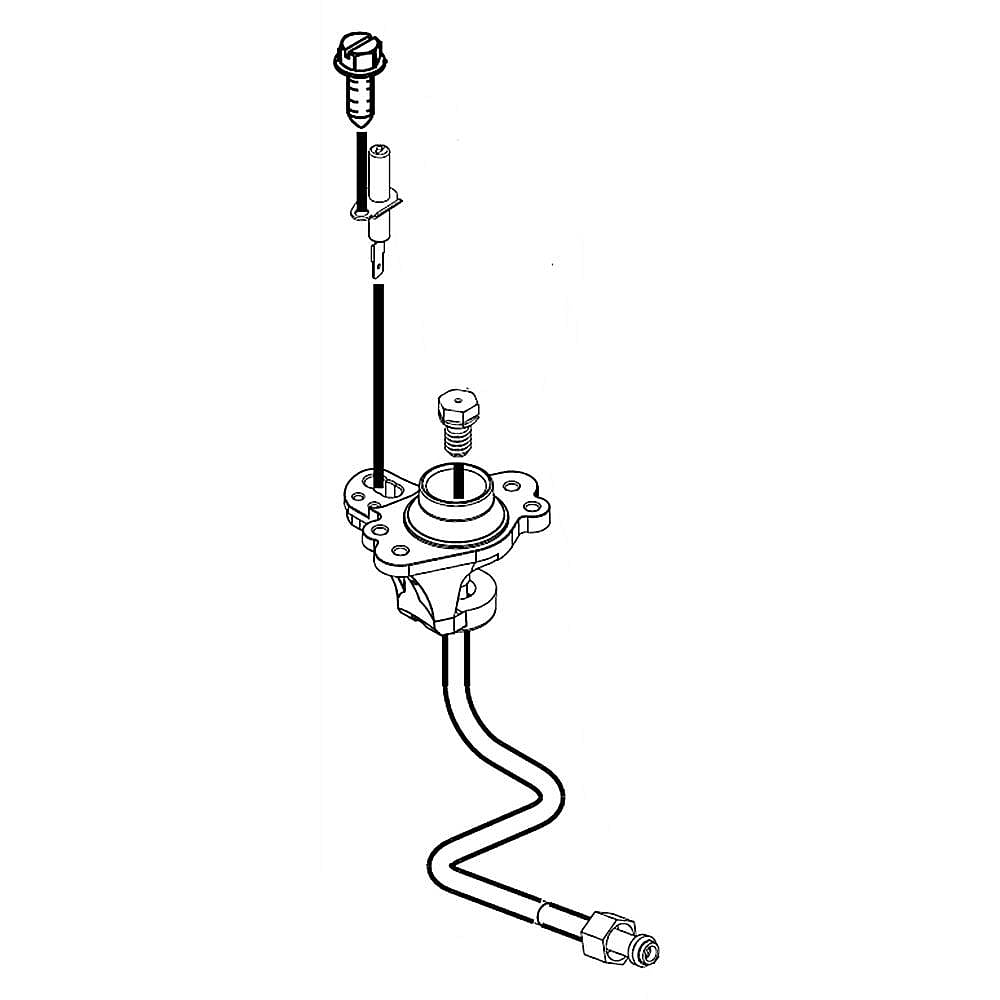 Whirlpool Part# W10473935 Orifice Holder Assembly (OEM)