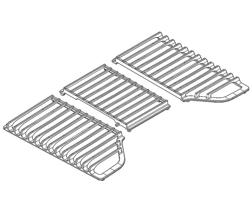 Whirlpool Part# W10597193 Grate Kit (OEM)