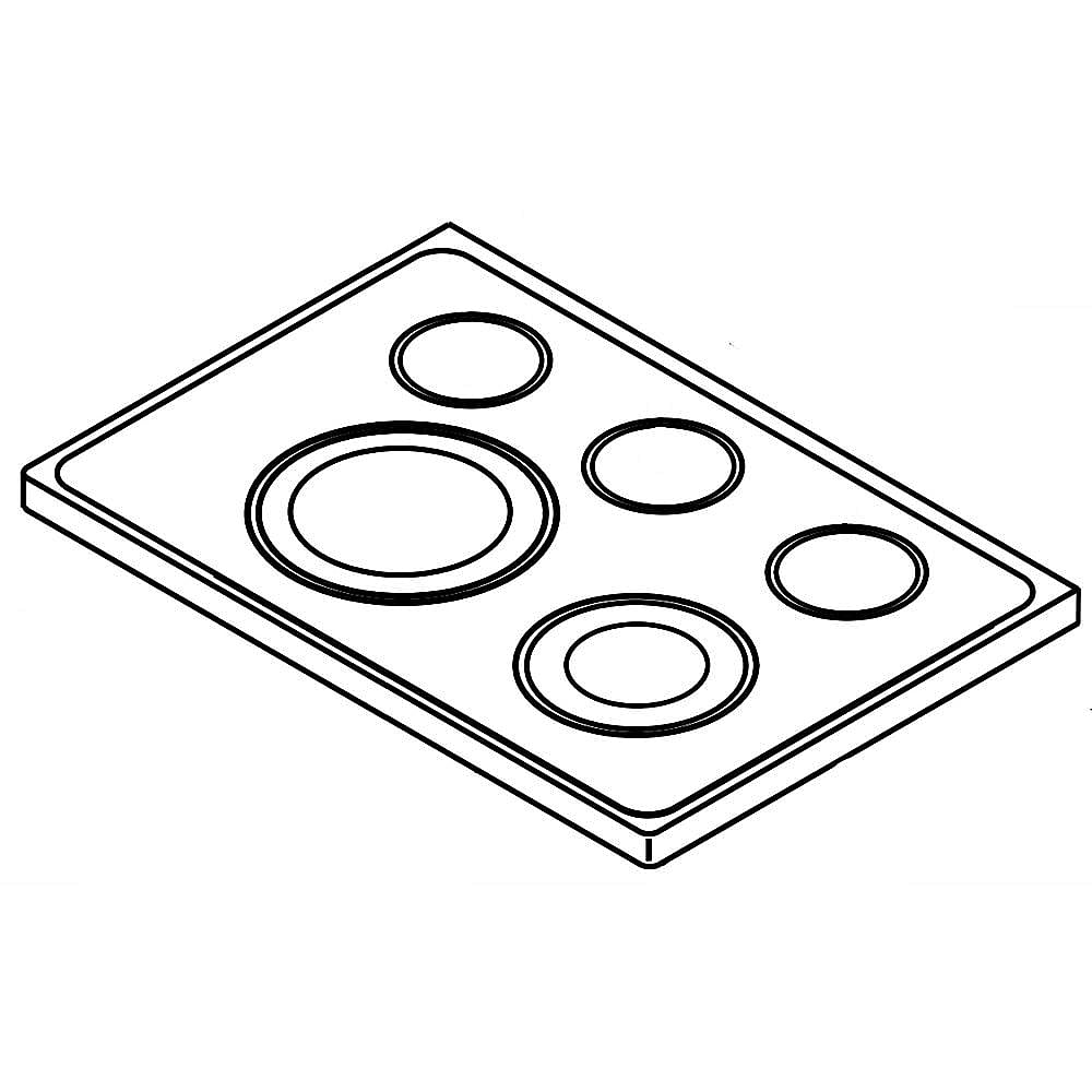 Whirlpool Part# W10884395 Replacement Cooktop (OEM)