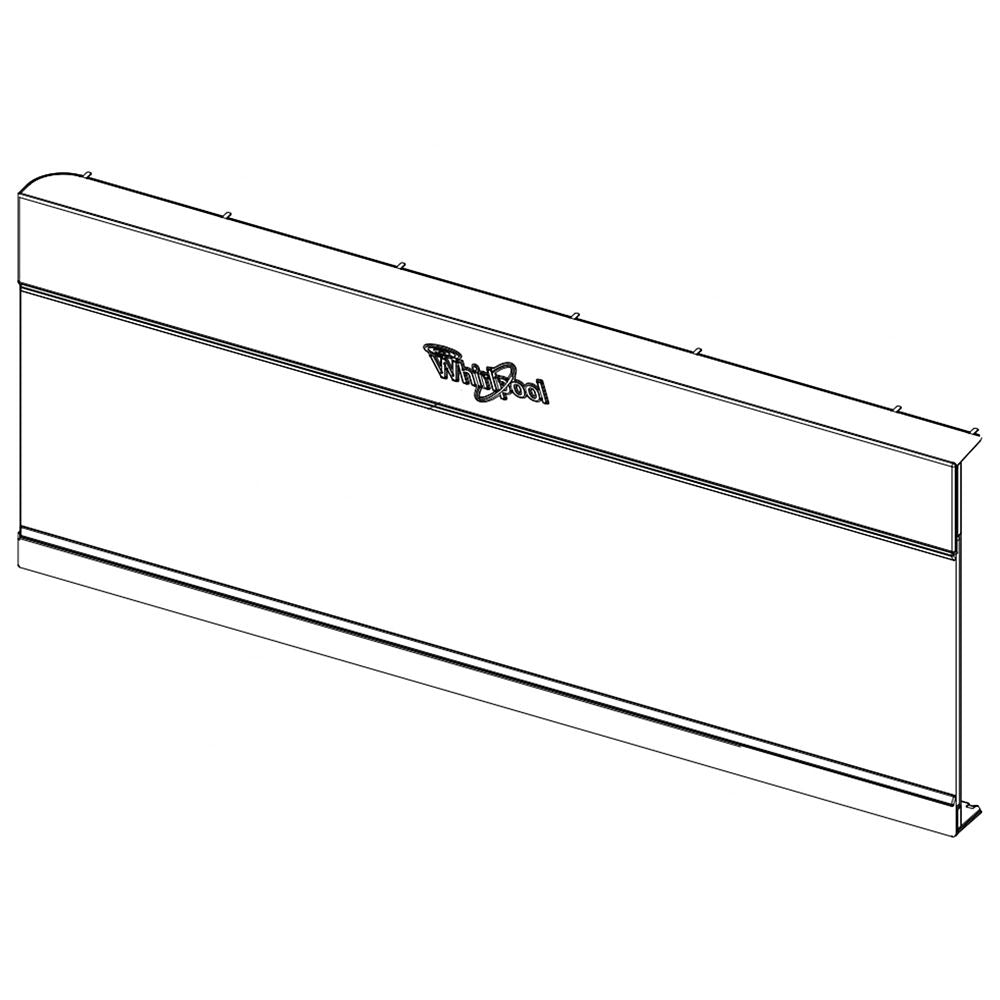 Whirlpool Part# W11206158 Microwave Door (OEM)