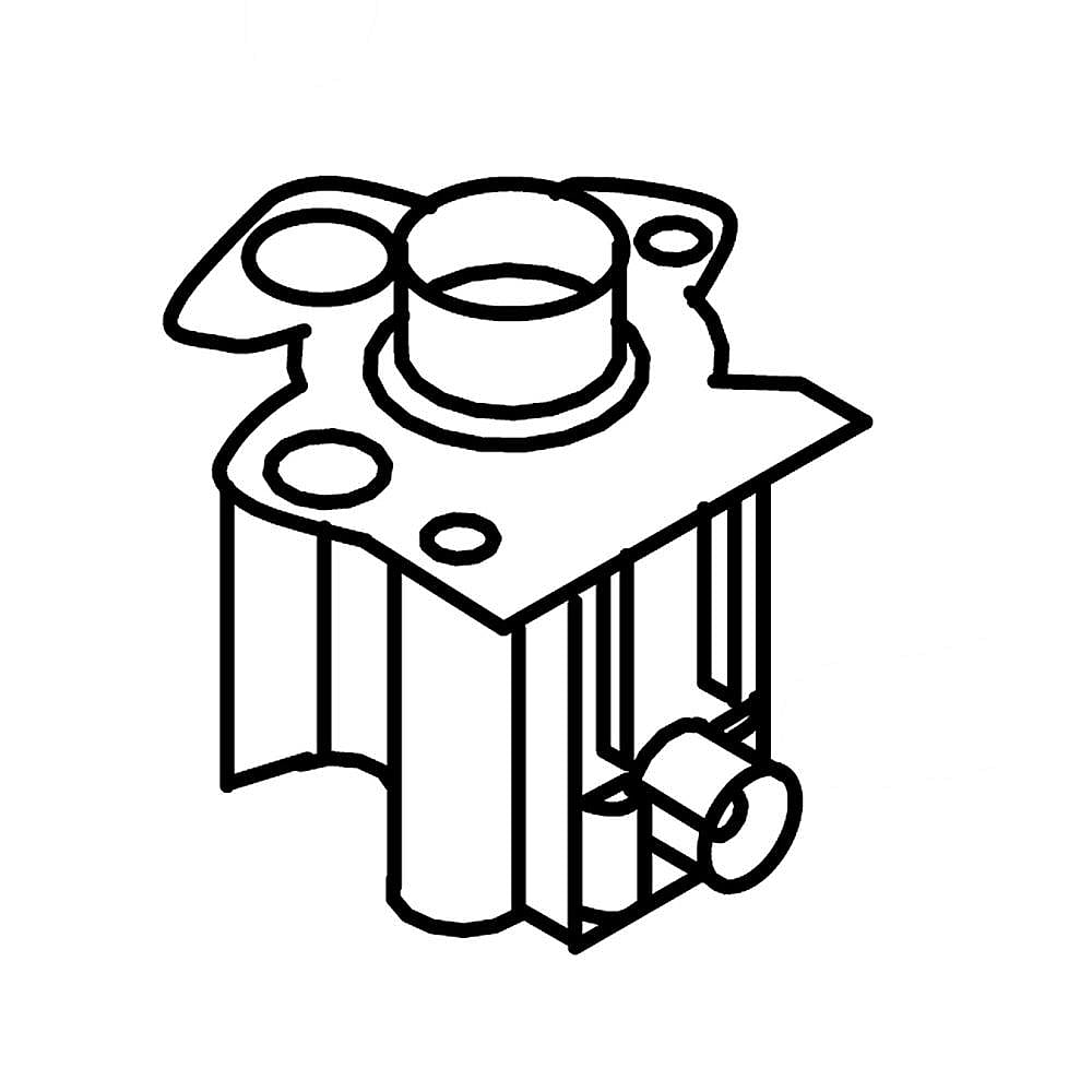 Whirlpool Part# WP8286177 Burner Orifice Holder (OEM)