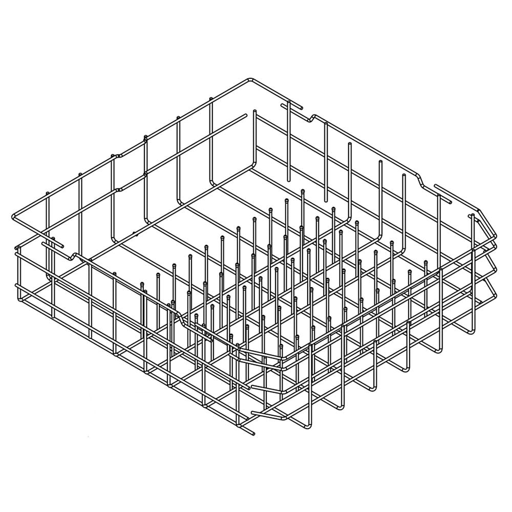 Whirlpool Part# W10610945 Lower Dishrack - Genuine OEM