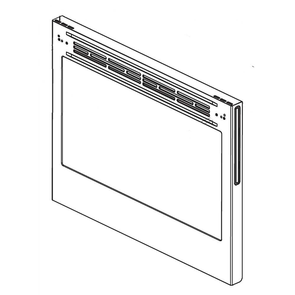 LG Outer Oven Door Panel - Stainless ACQ87912201