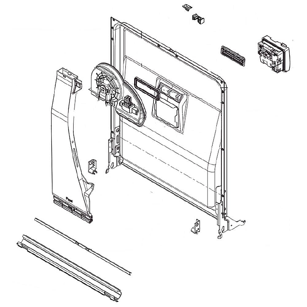 LG Part# ADE73849701 Door Liner Assembly - Genuine OEM