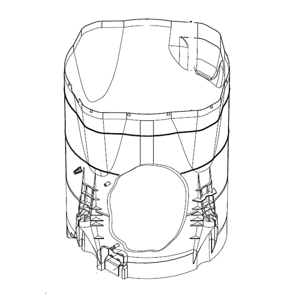 Whirlpool Part# W10704196 Outer Tub - Genuine OEM