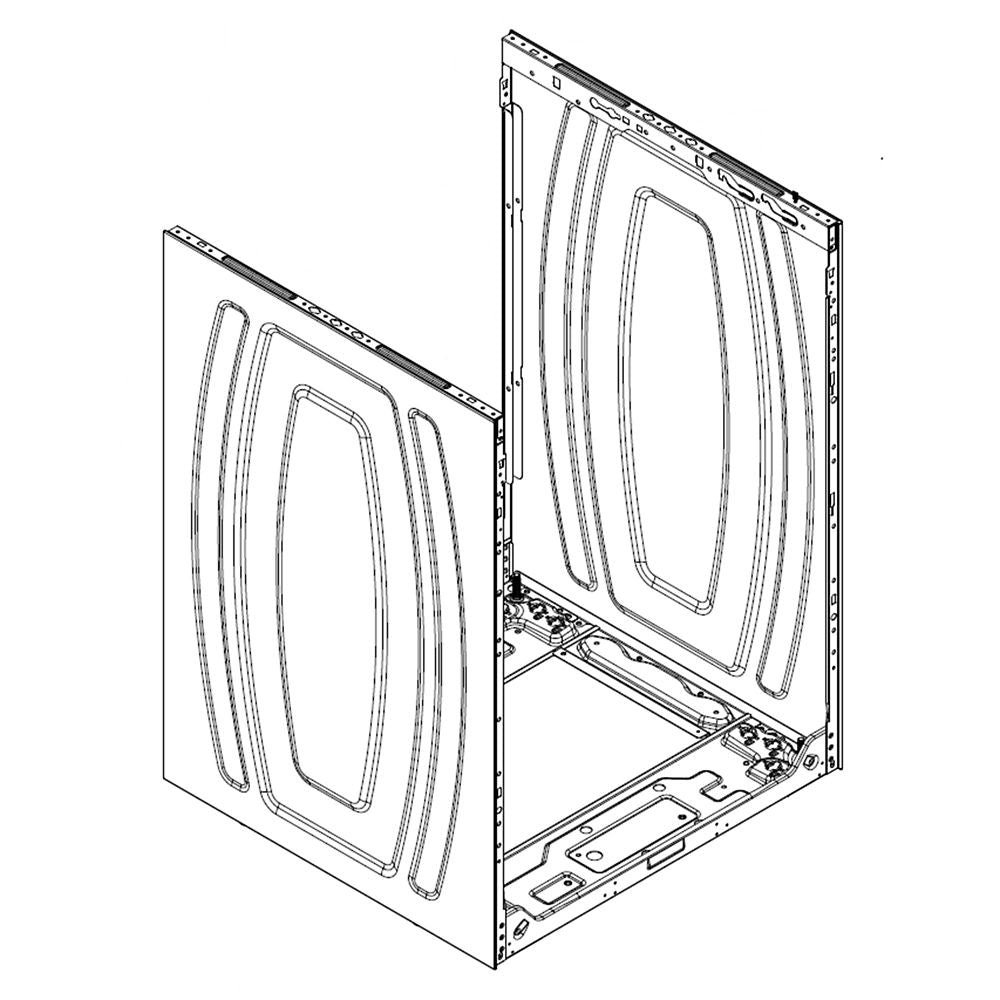 Whirlpool Part# W11352995 Cabinet (White) - Genuine OEM