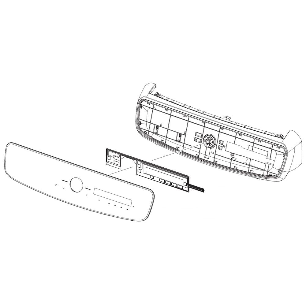 Samsung Part# DC97-21909B Touchpad Control Panel Assembly - Genuine OEM