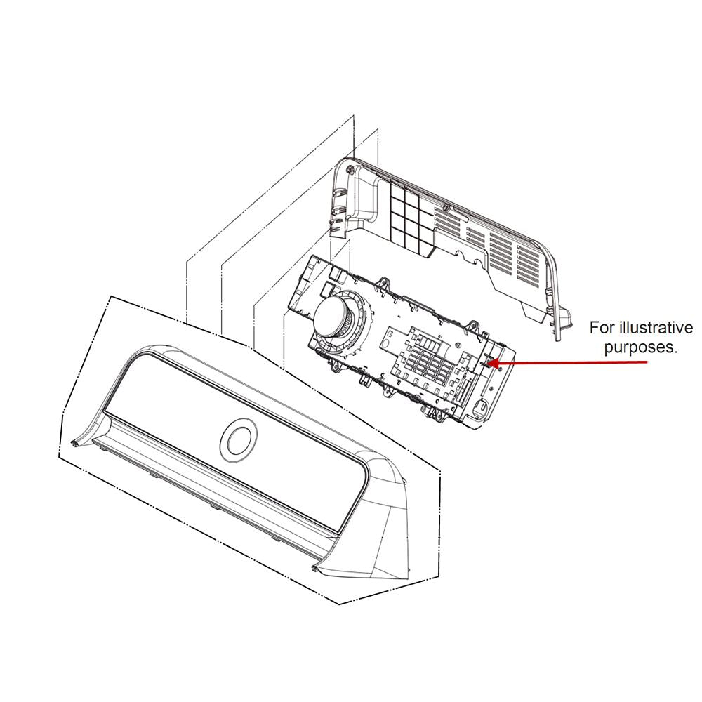 LG Part# EBR86692713 User Interface Control Board - Genuine OEM