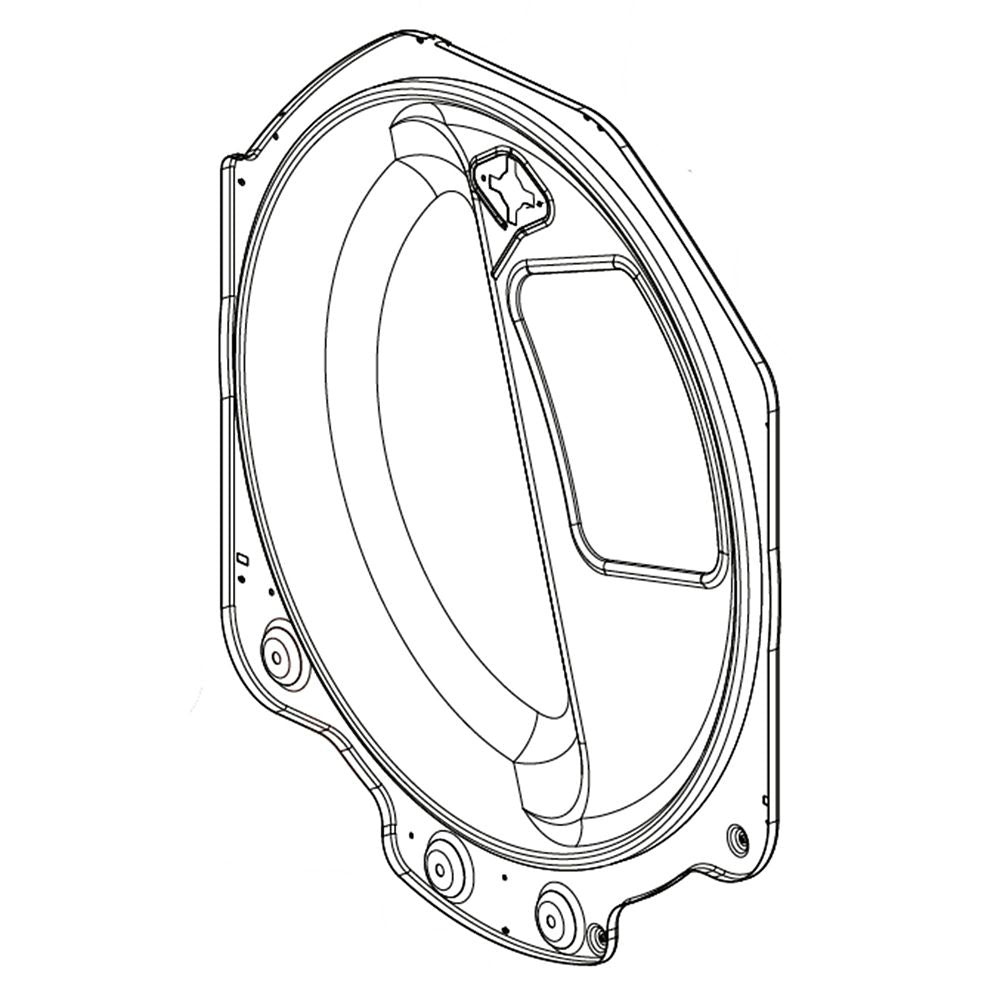 LG Part# MJT62002905 Tub Drum (Rear) - Genuine OEM