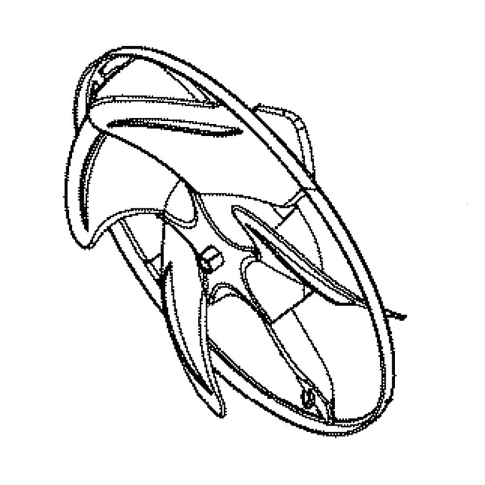 GE Air Conditioner Axial Flow Fan - WJ73X21247