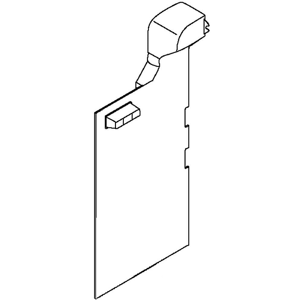 Whirlpool Part# W10166220 Air Duct (OEM)