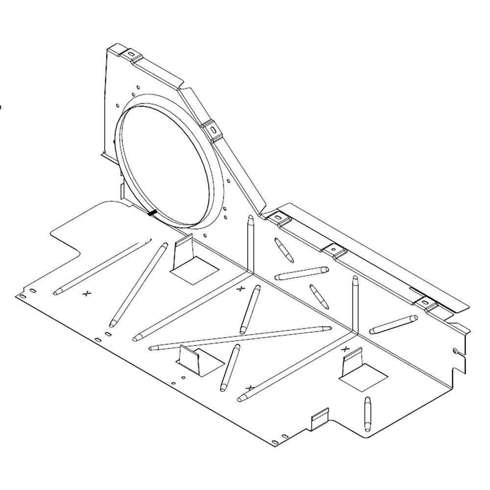 Whirlpool Part# W10332806 Air Baffle (OEM)