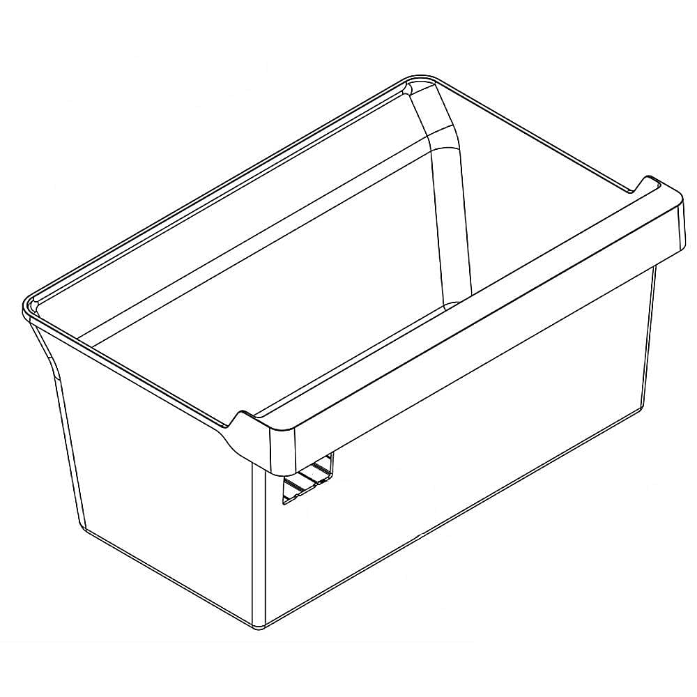 Whirlpool Part# W10612996 Crisper Pan (OEM)