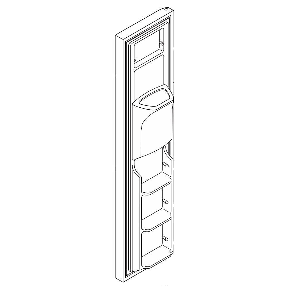 Electrolux Refrigerator Freezer Door Assembly - 807460053