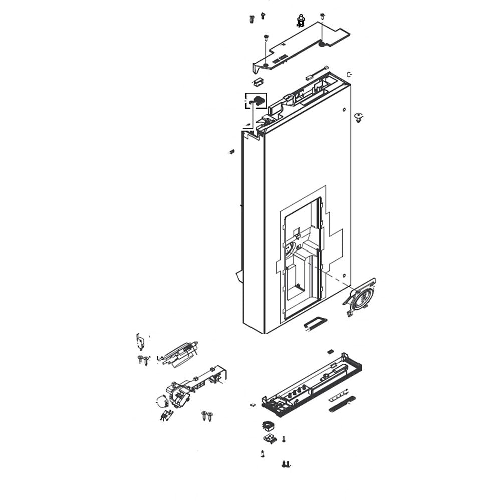 Samsung Part# DA91-04693G Door Foam Assembly (Left) - Genuine OEM