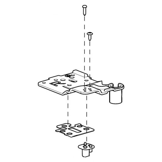 Samsung Part# DA97-12991A Hinge Assembly (OEM) Upper/Right