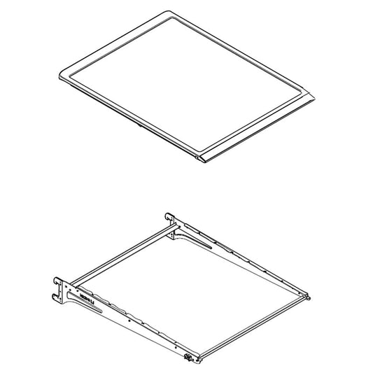 Samsung Part# DA97-14594C Slide Shelf Assembly - Genuine OEM