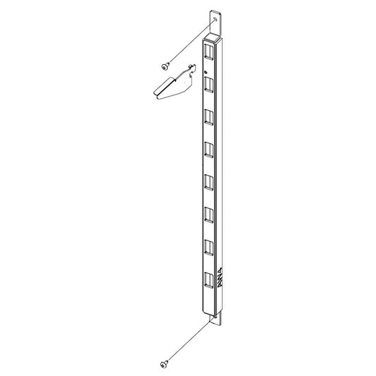 Samsung Part# DA97-15620B Angle Shelf Assembly (Middle) - Genuine OEM