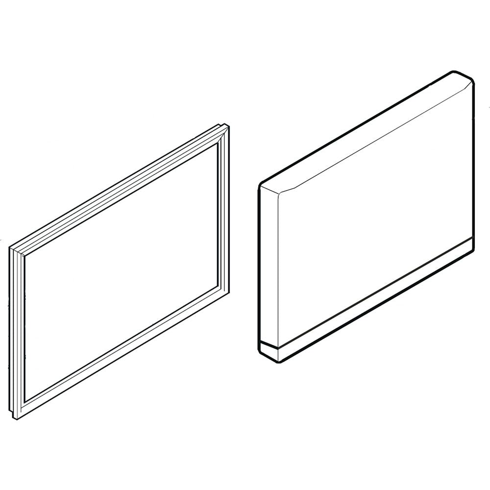 LG Part# ADD73697318 Door Assembly - Genuine OEM