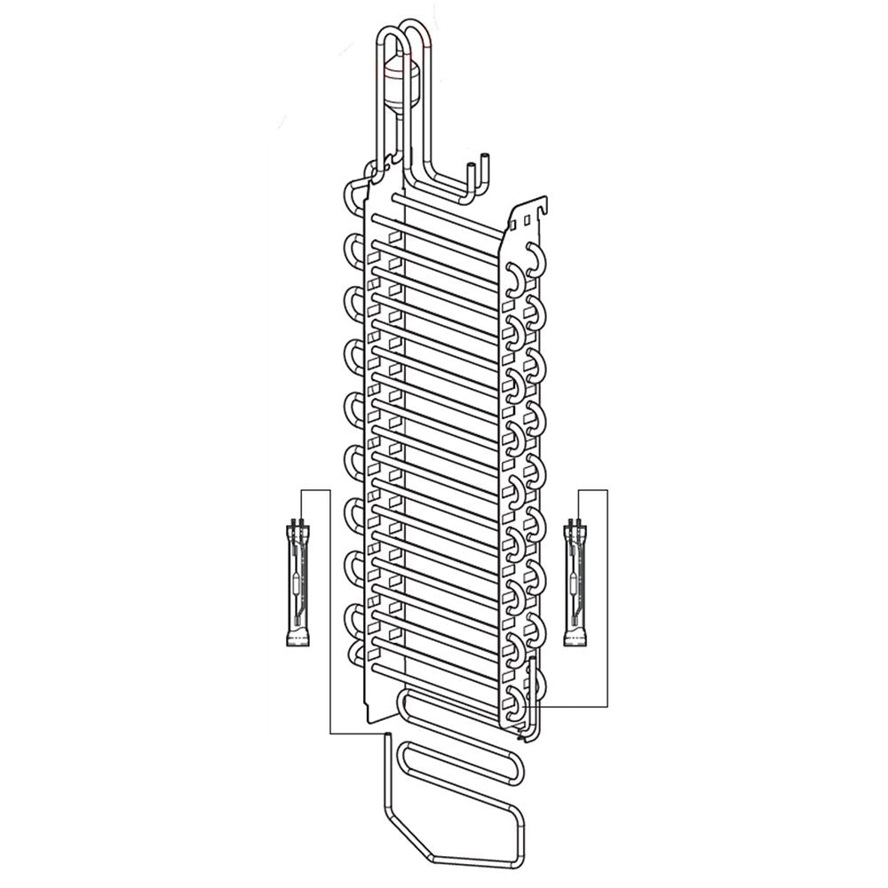 LG Part# ADL73901333 Evaporator Assembly - Genuine OEM