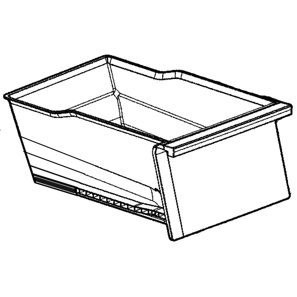 LG Part# AJP73334409 Vegetable Drawer Asssembly - Genuine OEM