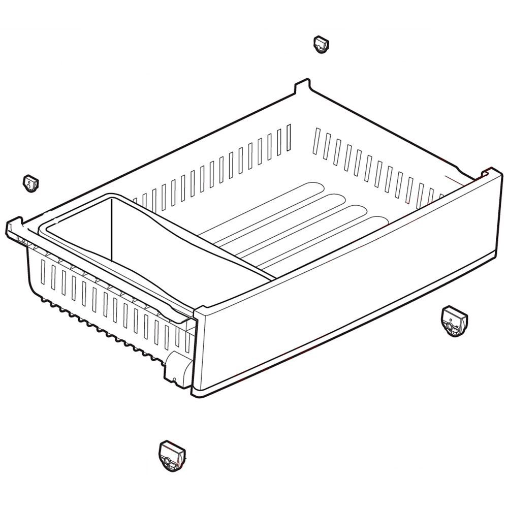 LG Part# AJP75234908 Drawer Tray Assembly - Genuine OEM