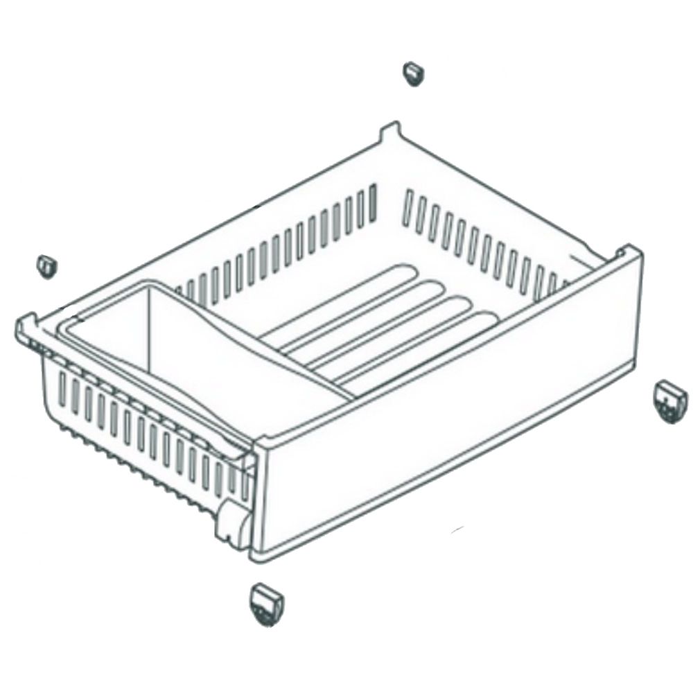 LG Part# AJP75234921 Drawer Tray Assembly - Genuine OEM