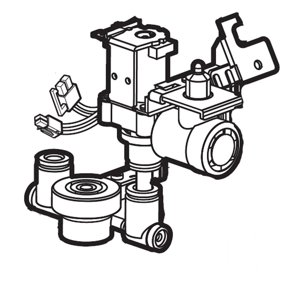 LG Part# AJU72911114 Water Inlet Valve Assembly - Genuine OEM