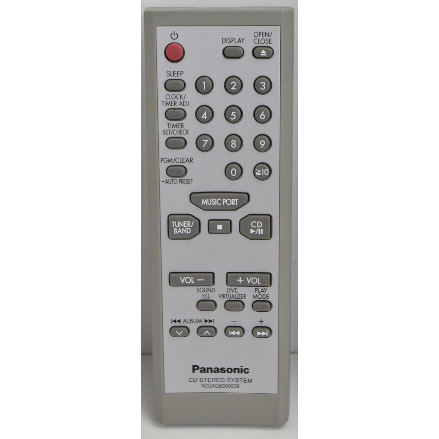 Panasonic Remote - N2QAGB000038