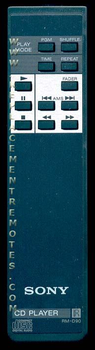 Sony Remote Control - RMD90