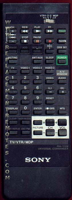 Sony Remote Control - RMY109