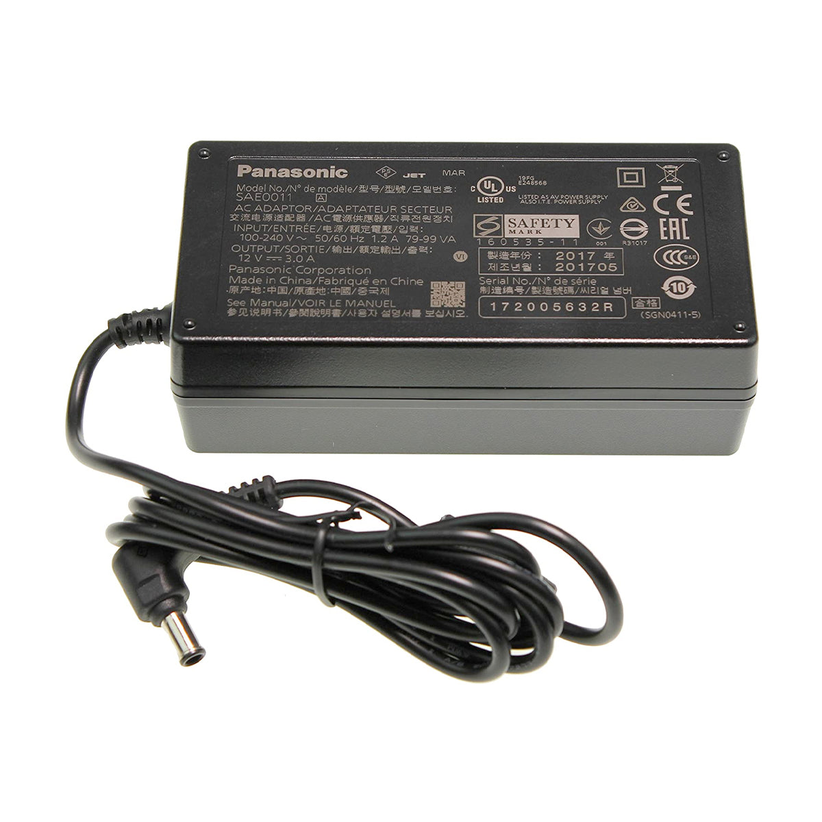 Panasonic Part# SAE0011AH Charger Adaptor - Genuine OEM