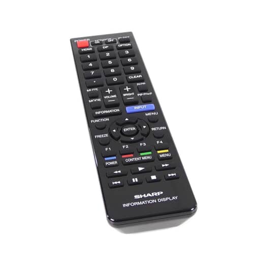 Sharp Part# RRMCG1019MPPZ Remote Control - Genuine OEM