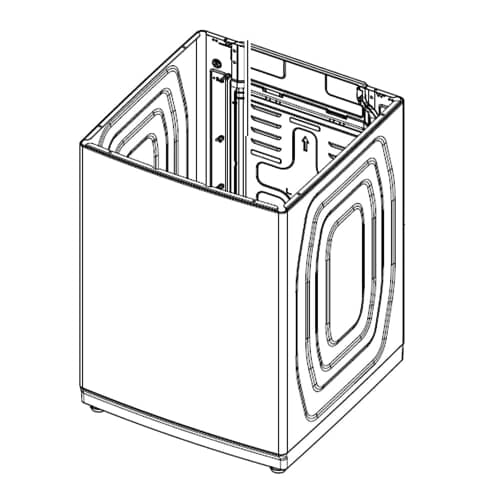 Samsung Part# DC90-27225A Frame Case Assembly - Genuine OEM