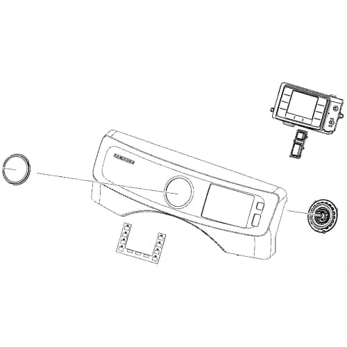 Samsung Part# DC97-18099Q Control Panel Assembly (OEM)