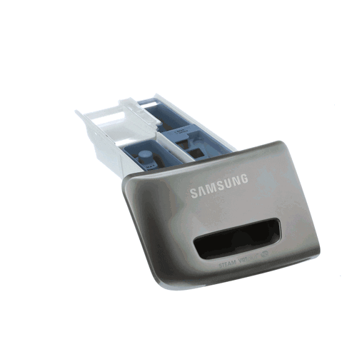 Samsung Dishwasher Detergent Dispenser Drawer Assembly - Silver - DC97-18142L