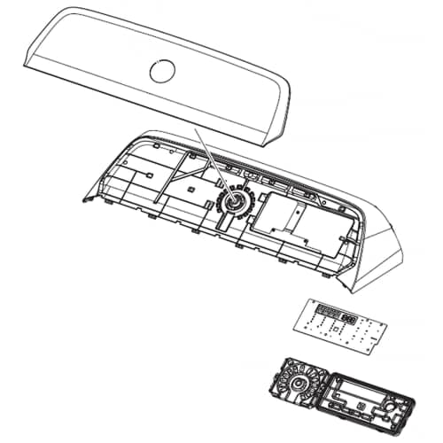 Samsung Part# DC97-22929E Touchpad Control Panel Assembly - Genuine OEM