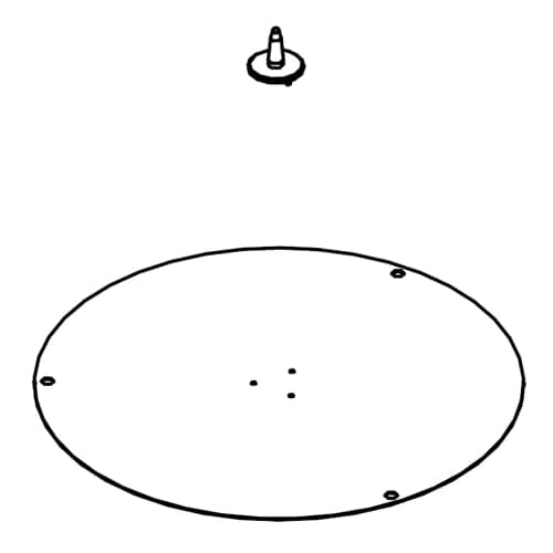 Samsung Part# DE94-03615A Stirrer Cover Assembly - Genuine OEM