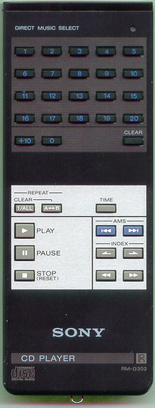 Sony Rm-D302,Remote Control - 1-463-680-11
