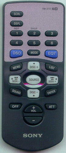 Sony Remote Control (Rm-X112 - 1-476-546-42