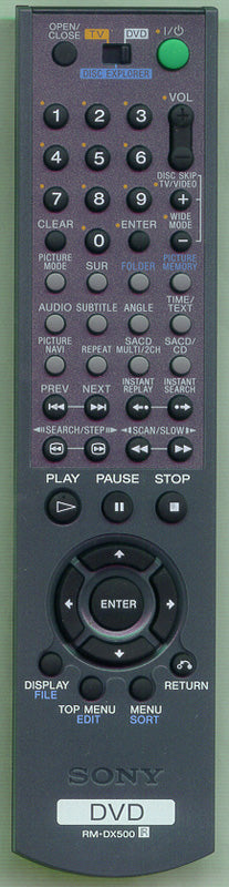 Sony Commander, Standard(Rm-Dx - 1-477-980-11