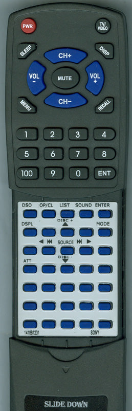 Sony Remote Control Rm-X92 - 1-418-812-31