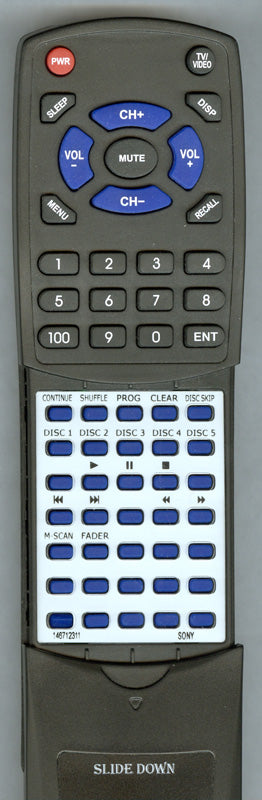 Sony Remote Control (Rm-D335 - 1-467-123-11
