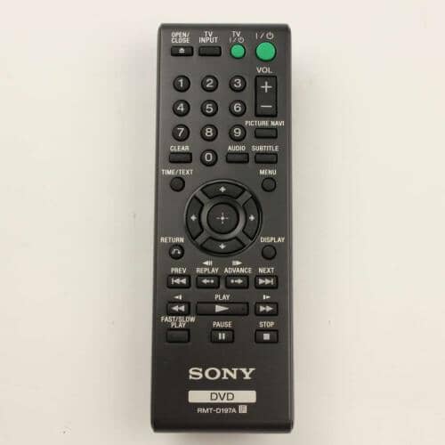Sony Blu-Ray Player Remote Control - A-1920-793-A