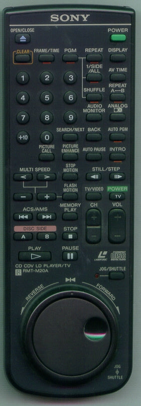 Sony Rmt-M20A Remote Control - 1-466-828-41